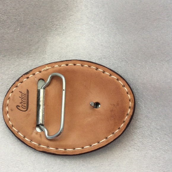 Vintage Leather Cardat Buckle - Picture 3 of 5